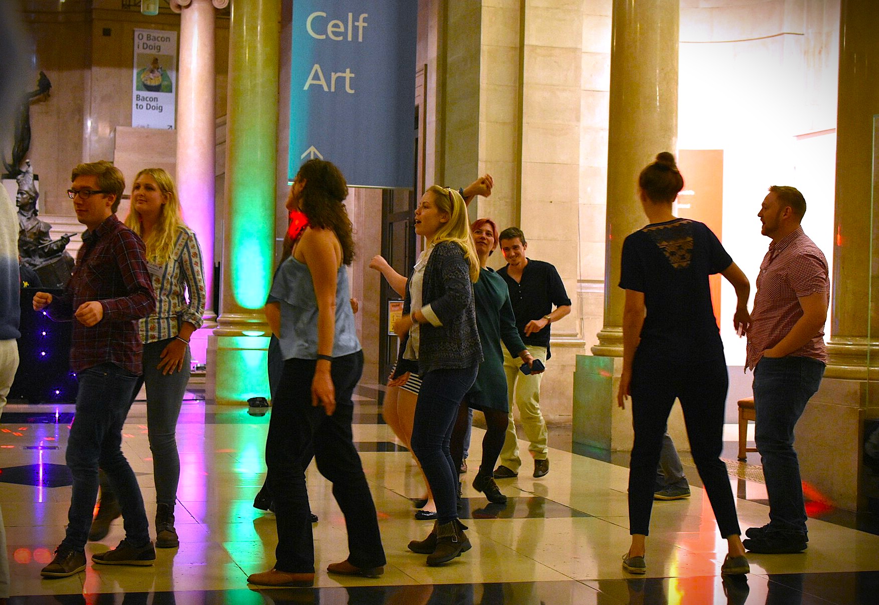 PACS2017 attendees dancing at the conference dinner