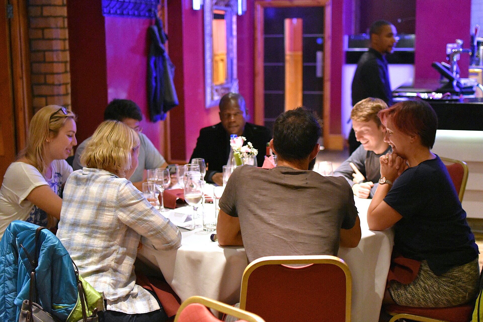 Close-up photo of the PACS2017 conference dinner