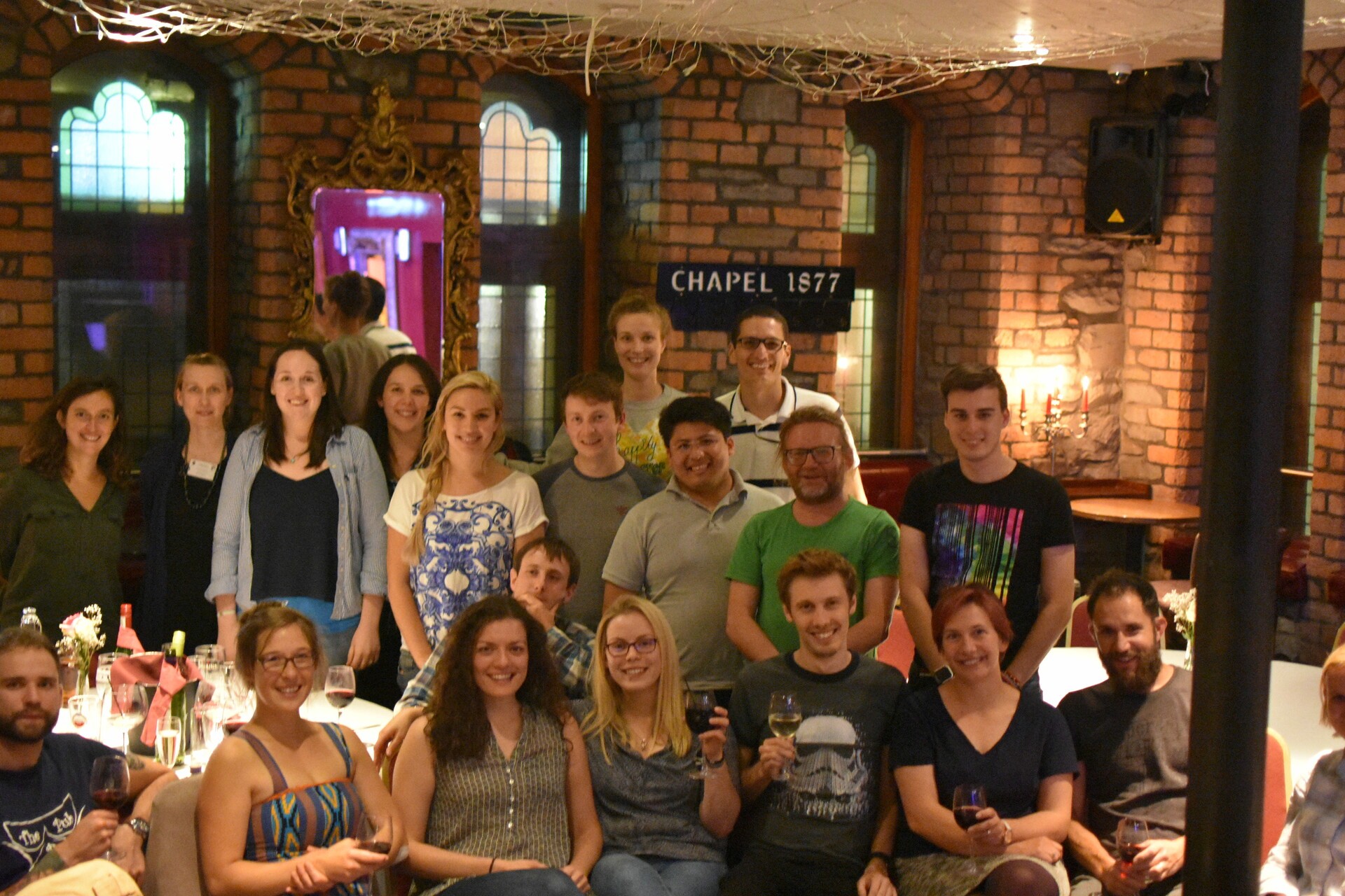 Group photo at the PACS2017 conference dinner